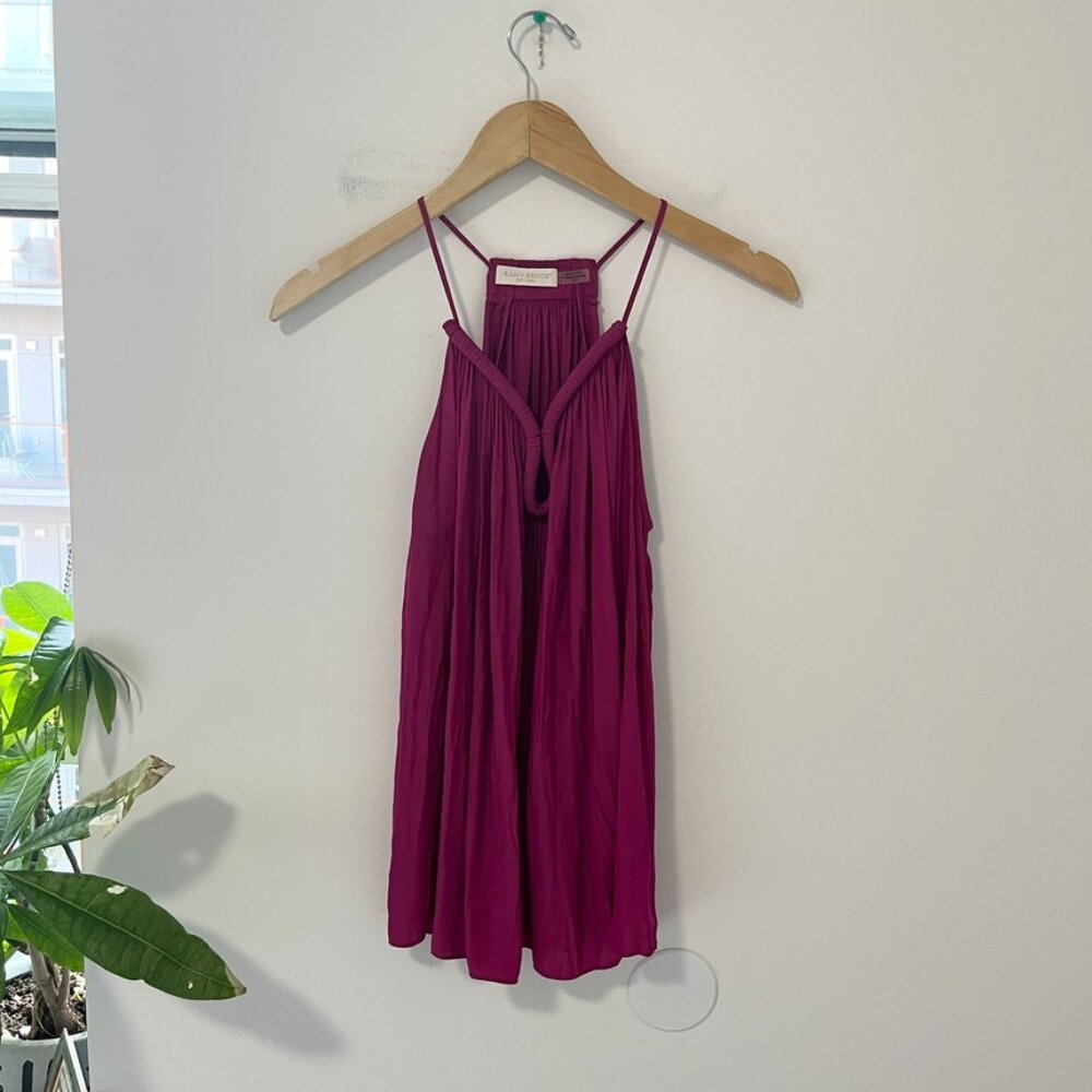 Ramy Brook Purple Drapey Tank Size XS